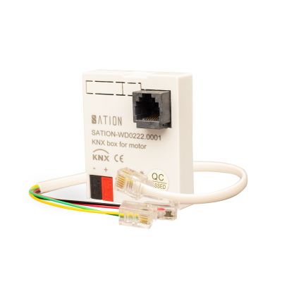 KNX-модуль для мотора штор WD0222.0001 — вид сбоку.
