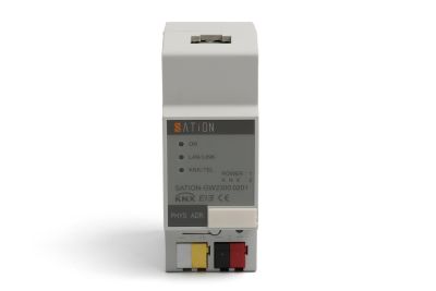 GW2300.0201 — KNX IP шлюз и роутер, вид спереди.