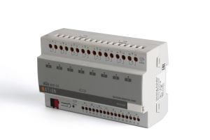 Диммирующий актуатор на 8 каналов 0–10V DM0108.0050 — вид сбоку.